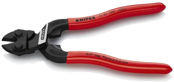 Knipex KNIPEX CoBolt® S Kompakt bultsax svart atramenterad, belagd med plast 160 mm