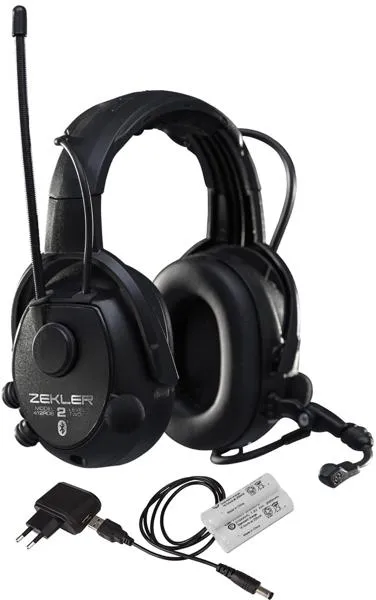 ZEKLER Hörselskydd 412RDB inkl. batteri och laddare